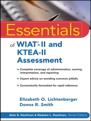 cover image of Essentials of WIAT-II and KTEA-II Assessment